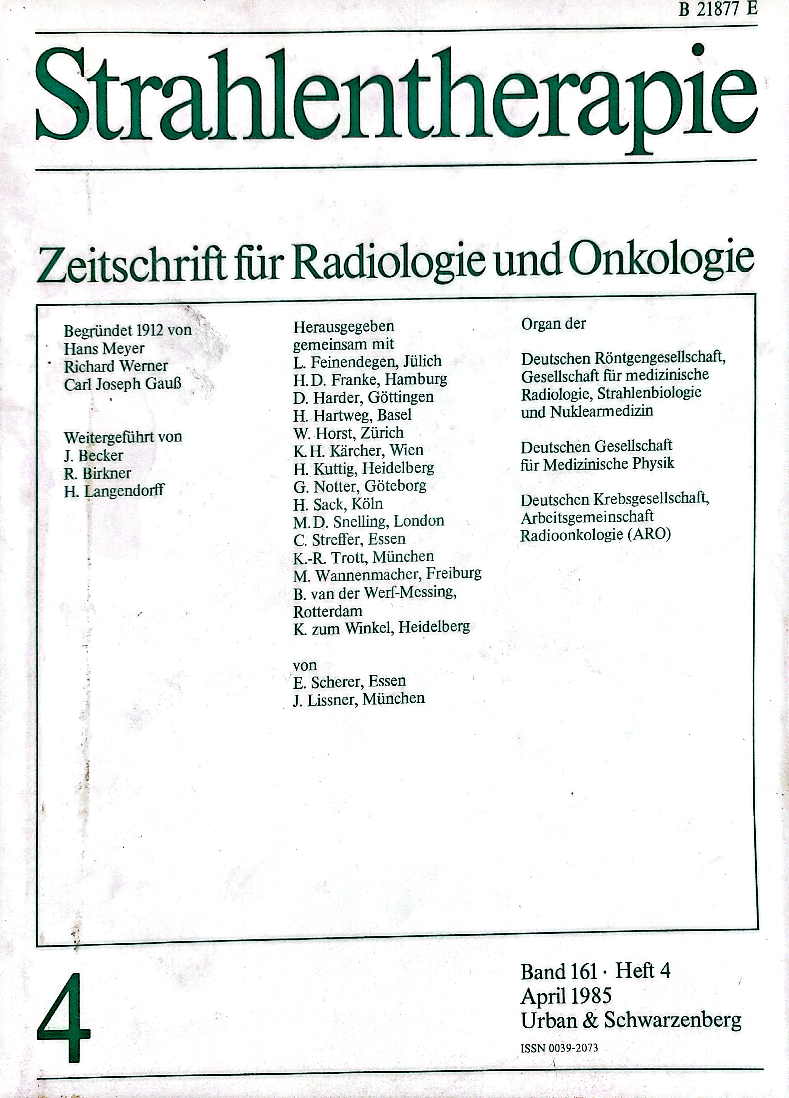 Strahlentherapie: Eine Einführung in die radiologische Onkologie