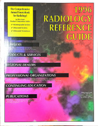 Image of 1996 Radiology Reference Guide
