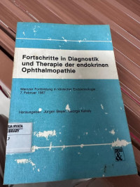 Image of Fortschritte in Diagnostik und Therapie der endokrinen Ophthalmopathie